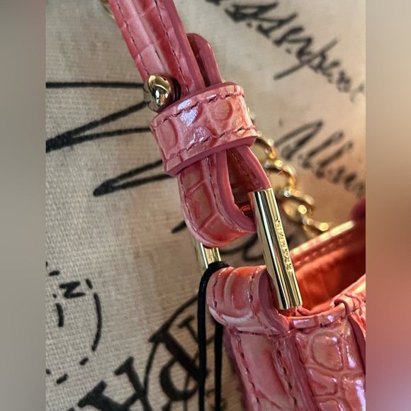 🆕 Brahmin Pink Punch Crossbody Bag and Dust Bag - Picture 7 of 17